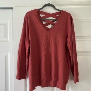 Love Ellie Mia Back Detail Sweater 2x